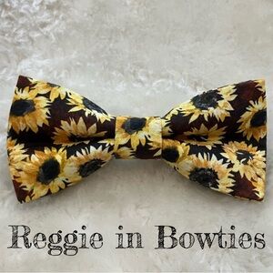 Pet Bowtie in Sunflowers
